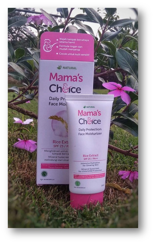 mama's choice daily protection face moisturizer